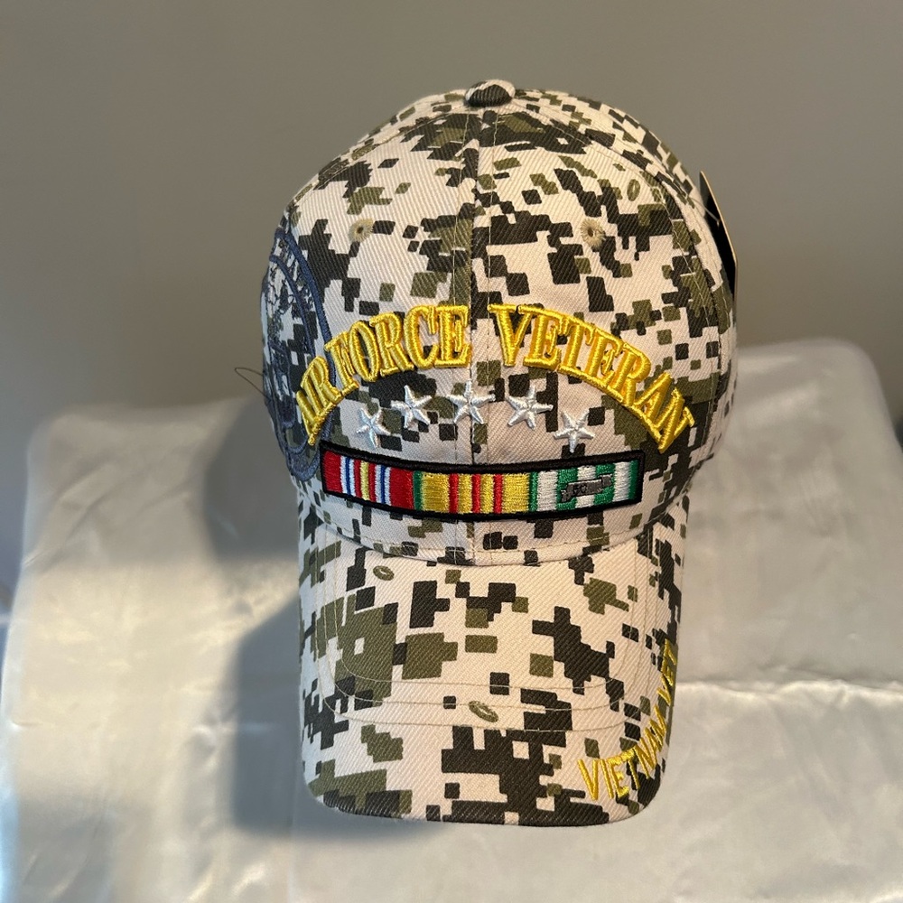 Airforce Veteran’s Military Official Licensed Headgear by U.S. Warriors